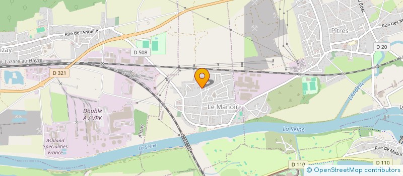 localisation de l'entreprise MONSIEUR LIONEL ANTON  LE MANOIR