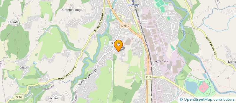 localisation de l'entreprise MONSIEUR LIONEL ASTIER  RUMILLY