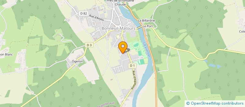 localisation de l'entreprise MONSIEUR LIONEL ATCHADE à BONNEUIL-MATOURS