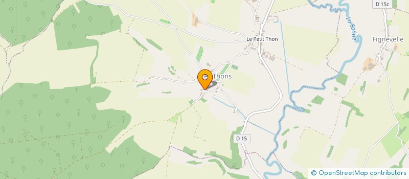 localisation de l'entreprise MONSIEUR LIONEL AUBERT  LES THONS