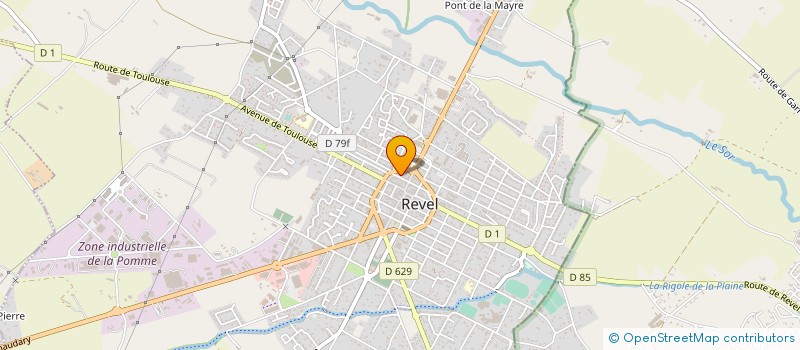 localisation de l'entreprise MONSIEUR LIONEL AUBESQUIER à REVEL