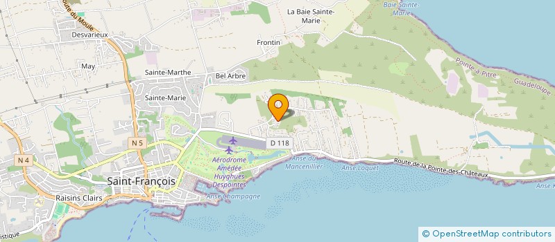 localisation de l'entreprise MONSIEUR LIONEL AUBRY  SAINT-FRANCOIS