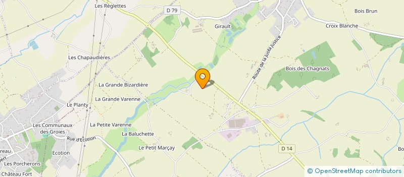 localisation de l'entreprise MONSIEUR LIONEL AUBUGEAU  SENILLE-SAINT-SAUVEUR