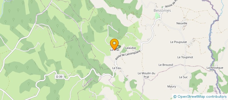 localisation de l'entreprise MONSIEUR LIONEL AUDIGIE  BESSONIES