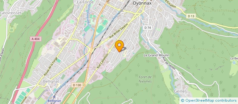 localisation de l'entreprise MONSIEUR LIONEL AUPOIL à OYONNAX