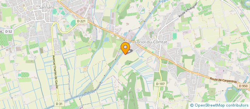 localisation de l'entreprise MONSIEUR LIONEL AYME  LORIOL-DU-COMTAT
