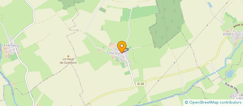 localisation de l'entreprise MONSIEUR LIONEL AZEMARD  CHICOURT