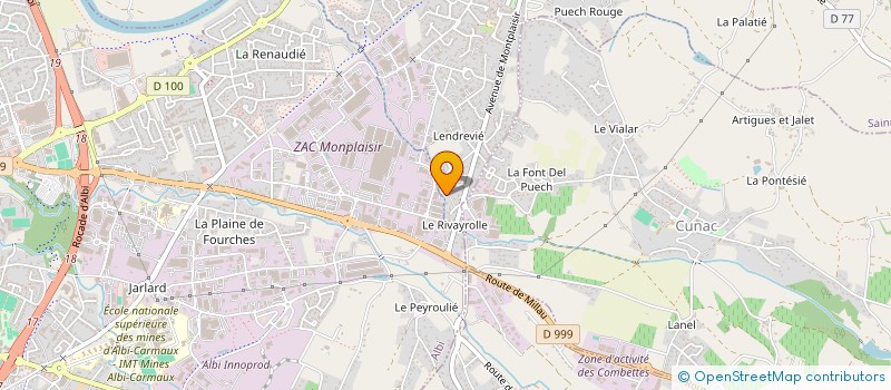 localisation de l'entreprise MONSIEUR LIONEL BABAUX  SAINT-JUERY