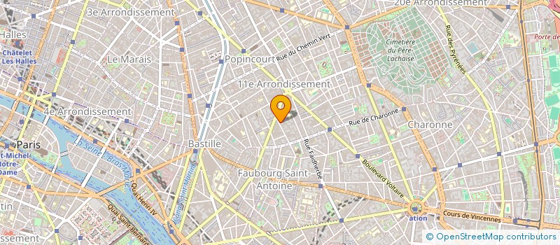 localisation de l'entreprise MONSIEUR LIONEL BAILLU  PARIS