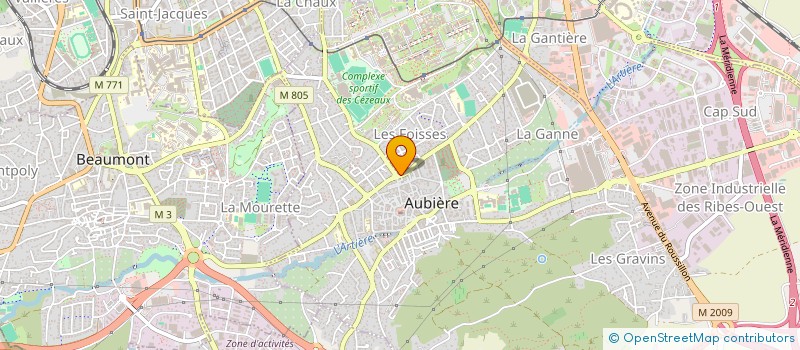 localisation de l'entreprise MONSIEUR LIONEL BALARD à AUBIERE