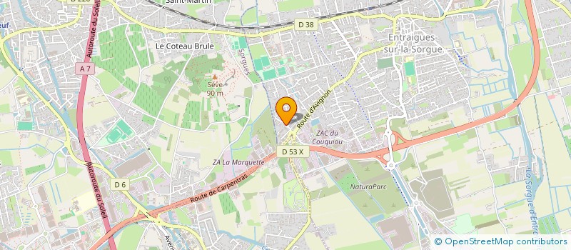 localisation de l'entreprise MONSIEUR LIONEL BALP  ENTRAIGUES-SUR-LA-SORGUE