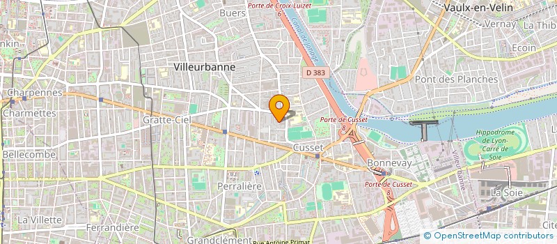 localisation de l'entreprise MONSIEUR LIONEL BANAND  VILLEURBANNE