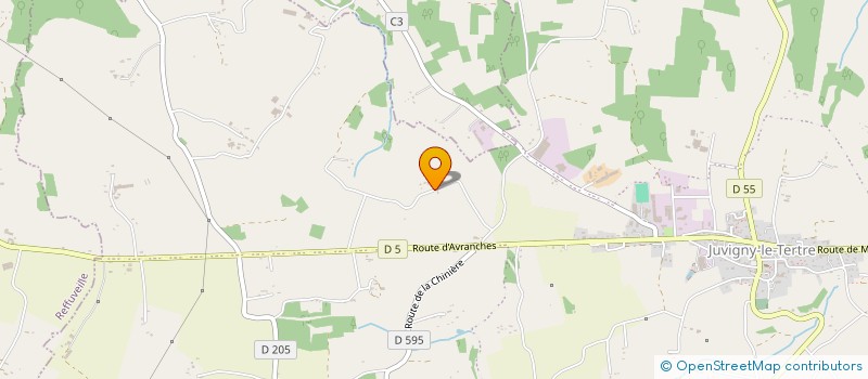 localisation de l'entreprise MONSIEUR LIONEL BANNEROT  JUVIGNY LES VALLEES