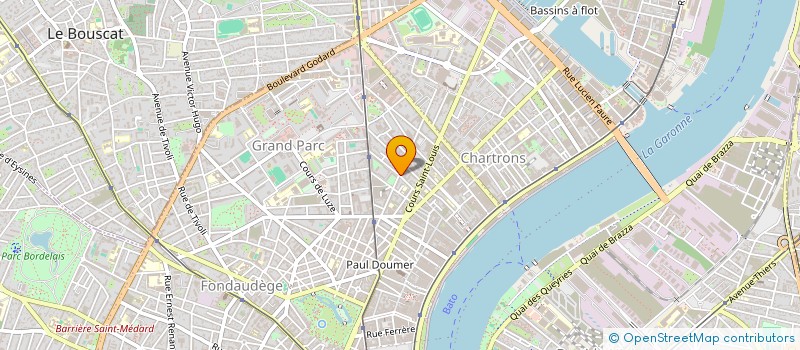 localisation de l'entreprise MONSIEUR LIONEL BARAN à BORDEAUX