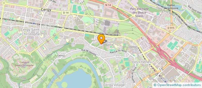 localisation de l'entreprise MONSIEUR LIONEL BARDOU  CERGY