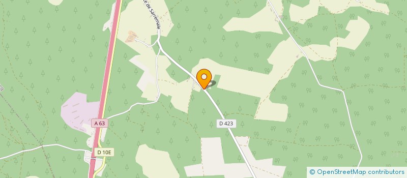 localisation de l'entreprise MONSIEUR LIONEL BAREYRE  MAGESCQ