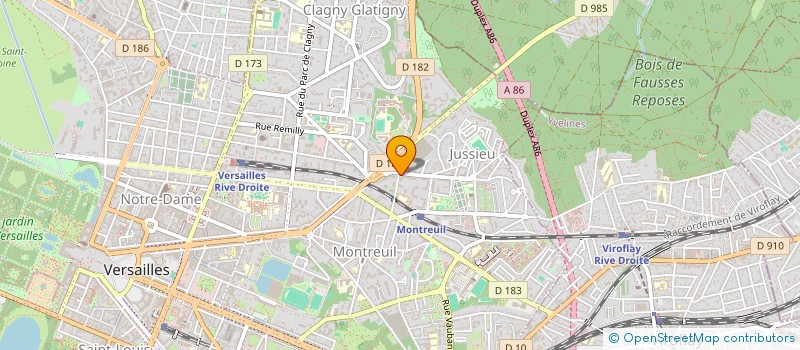 localisation de l'entreprise MONSIEUR LIONEL BAROTH à VERSAILLES
