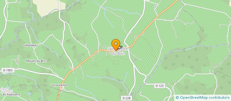 localisation de l'entreprise MONSIEUR LIONEL BARQUIN  SAINT-ANDRE-DU-BOIS