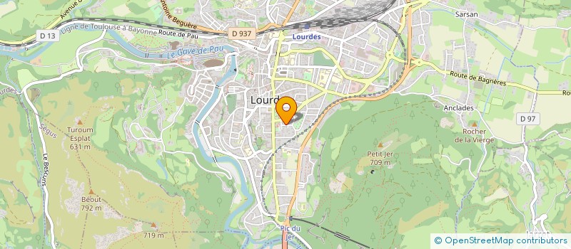 localisation de l'entreprise MONSIEUR LIONEL BARRAU  LOURDES