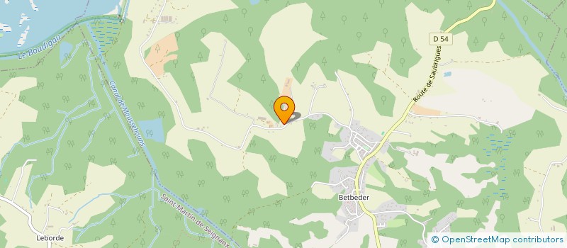 localisation de l'entreprise MONSIEUR LIONEL BARRIOLA  SAINT-ANDRE-DE-SEIGNANX