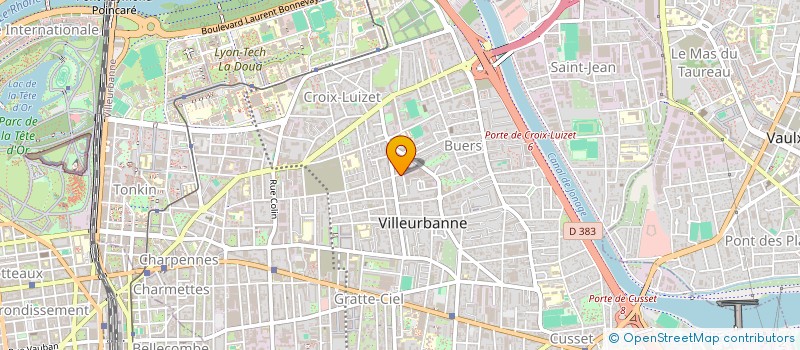 localisation de l'entreprise MONSIEUR LIONEL BATHIAS  VILLEURBANNE