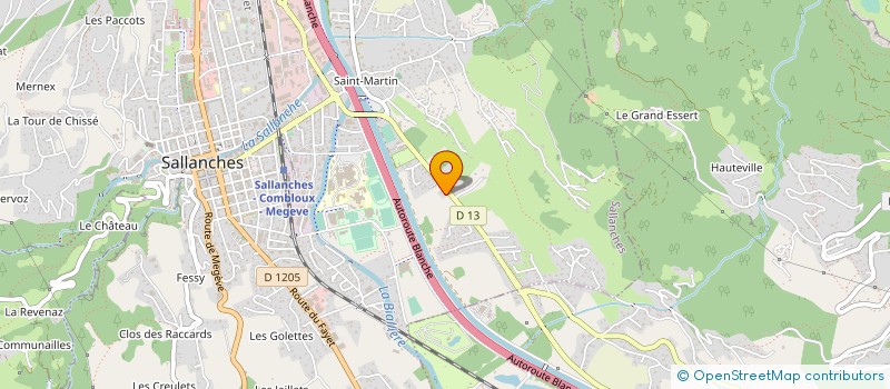 localisation de l'entreprise MONSIEUR LIONEL BATTOIA  SALLANCHES