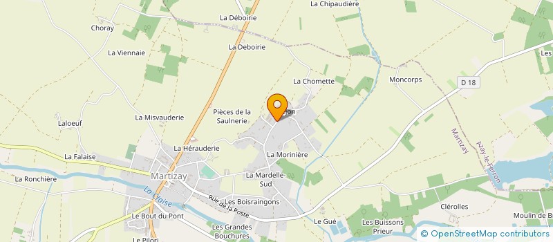 localisation de l'entreprise MONSIEUR LIONEL BAUCHE à MARTIZAY