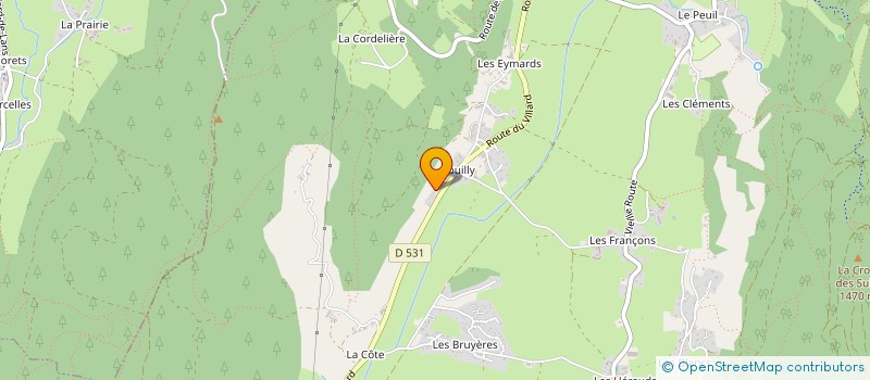 localisation de l'entreprise MONSIEUR LIONEL BAUDRIER  LANS-EN-VERCORS