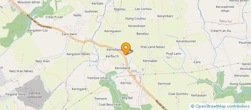 localisation de l'entreprise MONSIEUR LIONEL BEAUDOIN  LA FORET-FOUESNANT