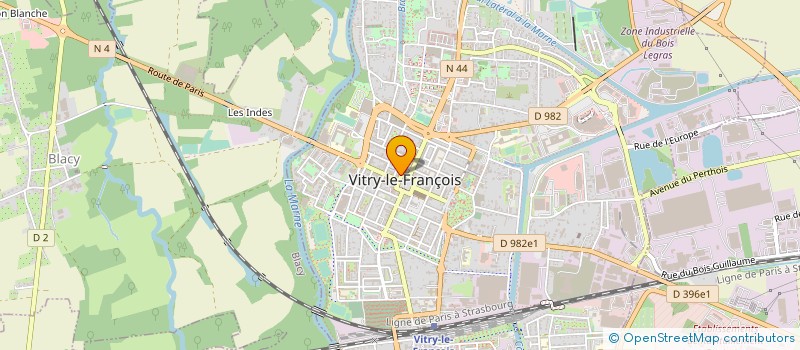 localisation de l'entreprise MONSIEUR LIONEL BEAUDOUIN à VITRY-LE-FRANCOIS