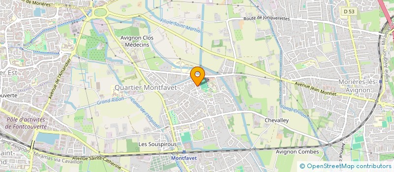 localisation de l'entreprise MONSIEUR LIONEL BECCARI  AVIGNON