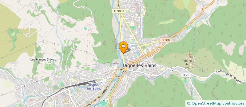 localisation de l'entreprise MONSIEUR LIONEL BEDEZ à DIGNE-LES-BAINS