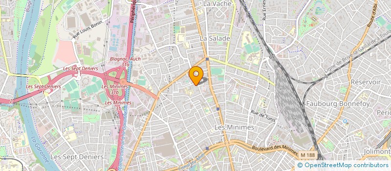 localisation de l'entreprise MONSIEUR LIONEL BEDOS  TOULOUSE