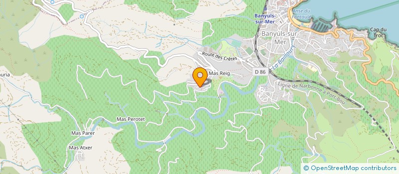 localisation de l'entreprise MONSIEUR LIONEL BEGHIN  BANYULS-SUR-MER