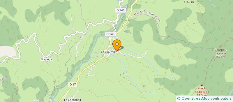 localisation de l'entreprise MONSIEUR LIONEL BEGOU à SAINT-CIRGUES-DE-JORDANNE