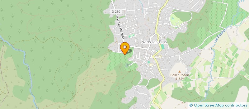 localisation de l'entreprise MONSIEUR LIONEL BELLANTONIO  NANS-LES-PINS