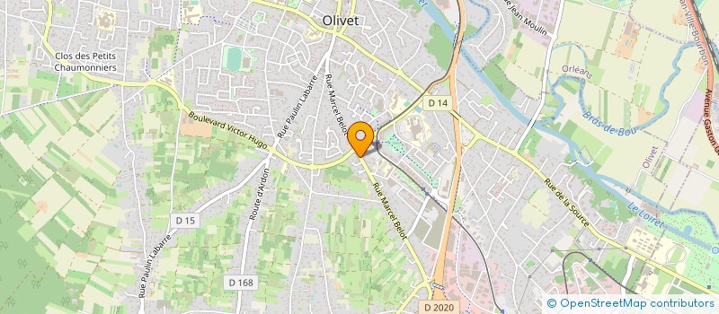 localisation de l'entreprise MONSIEUR LIONEL BELLOUT à OLIVET