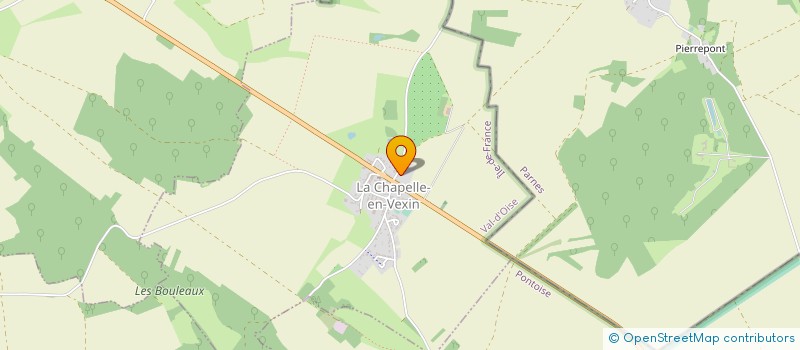 localisation de l'entreprise MONSIEUR LIONEL BENAICH  LA CHAPELLE-EN-VEXIN