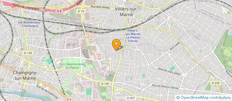 localisation de l'entreprise MONSIEUR LIONEL BENAYOUN à VILLIERS-SUR-MARNE