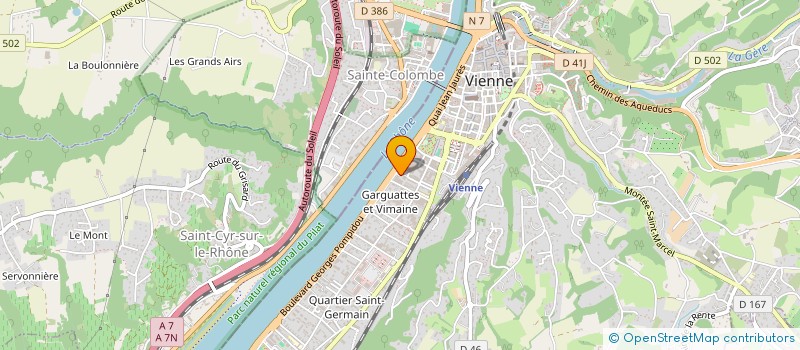 localisation de l'entreprise MONSIEUR LIONEL BENOIT à VIENNE