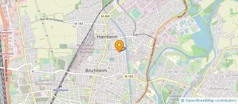 localisation de l'entreprise MONSIEUR LIONEL BERAUER  BISCHHEIM