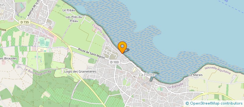 localisation de l'entreprise MONSIEUR LIONEL BERCIER  LA FLOTTE