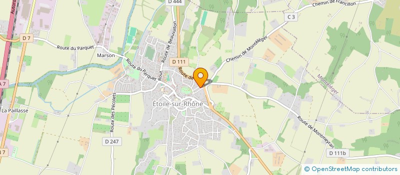 localisation de l'entreprise MONSIEUR LIONEL BERNE  ETOILE-SUR-RHONE