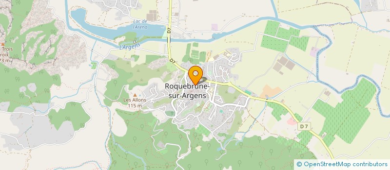 localisation de l'entreprise MONSIEUR LIONEL BERT à ROQUEBRUNE-SUR-ARGENS