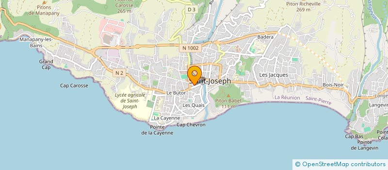 localisation de l'entreprise MONSIEUR LIONEL BERTIN à SAINT-JOSEPH