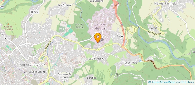 localisation de l'entreprise MONSIEUR LIONEL BERTINOTTI à ANNECY