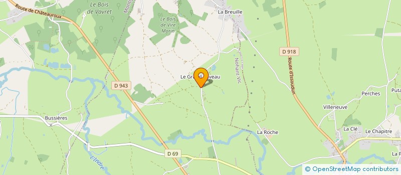localisation de l'entreprise MONSIEUR LIONEL BESSON à NOHANT-VIC
