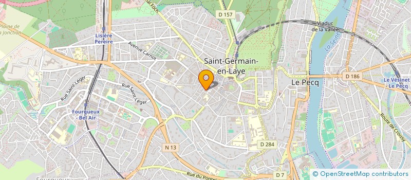 localisation de l'entreprise MONSIEUR LIONEL BEYLIER  SAINT-GERMAIN-EN-LAYE