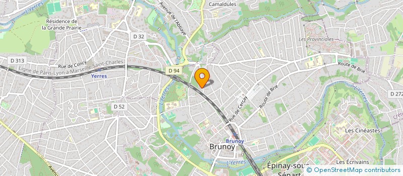 localisation de l'entreprise MONSIEUR LIONEL BIENVENU à BRUNOY