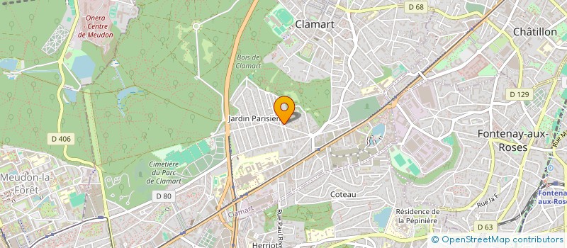 localisation de l'entreprise MONSIEUR LIONEL BIGUEUR à CLAMART